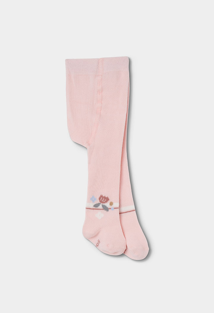 Thick tights floral for baby girl -BCI