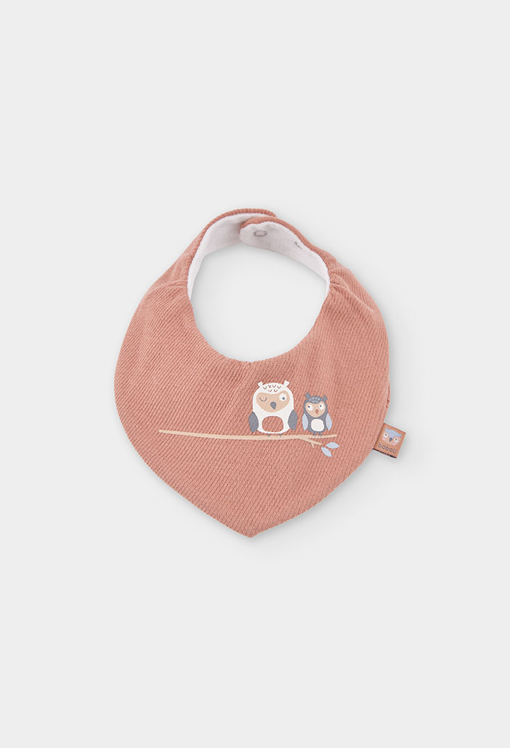 Pack 2 ribbed foulards for baby -BCI