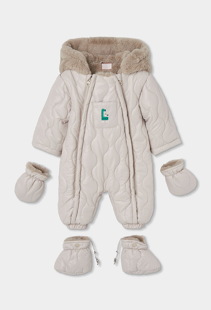 Technical fabric babygrow for baby
