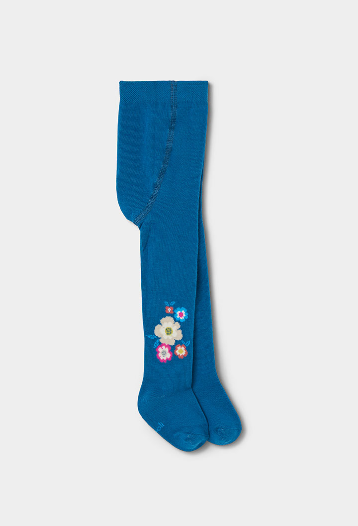 Thick tights floral for girl -BCI