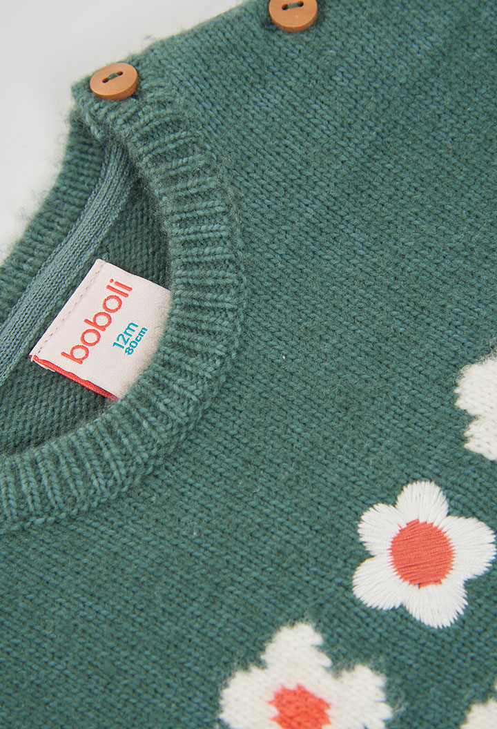 Knitwear vest for girl
