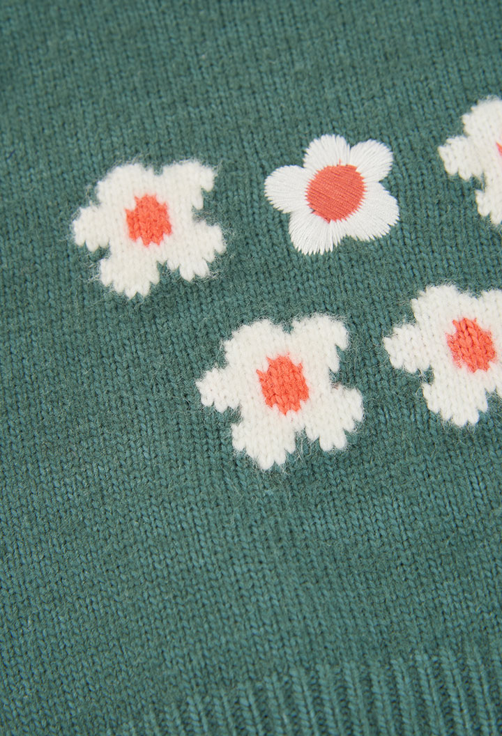 Knitwear vest for girl
