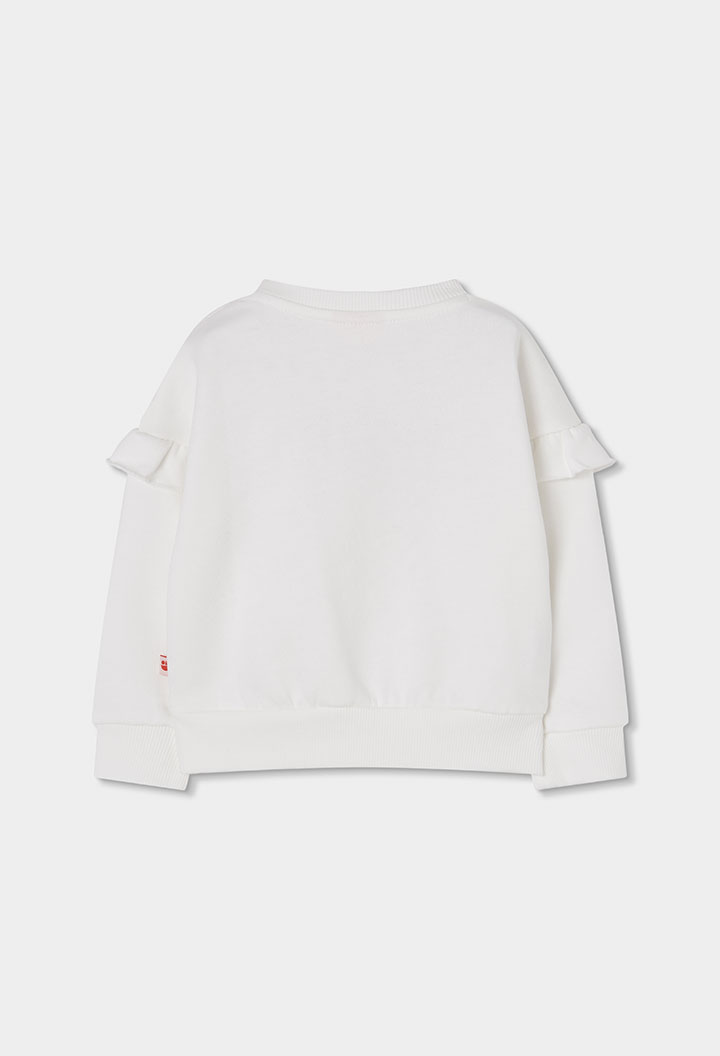 Fleece sweatshirt for girl -BCI