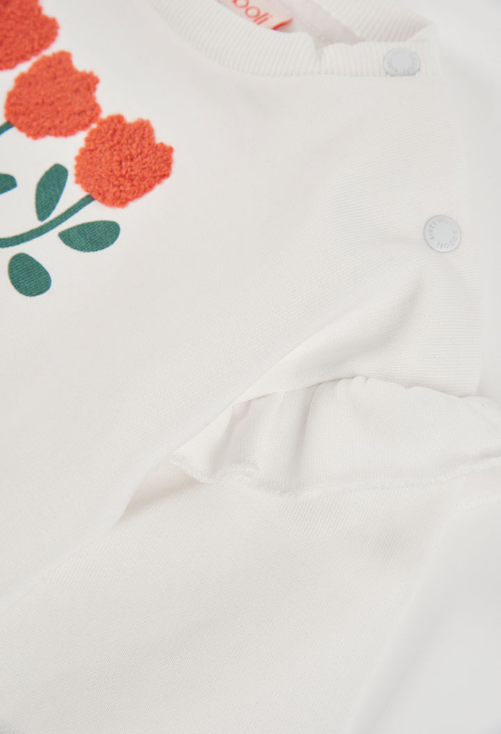 Fleece sweatshirt for girl -BCI