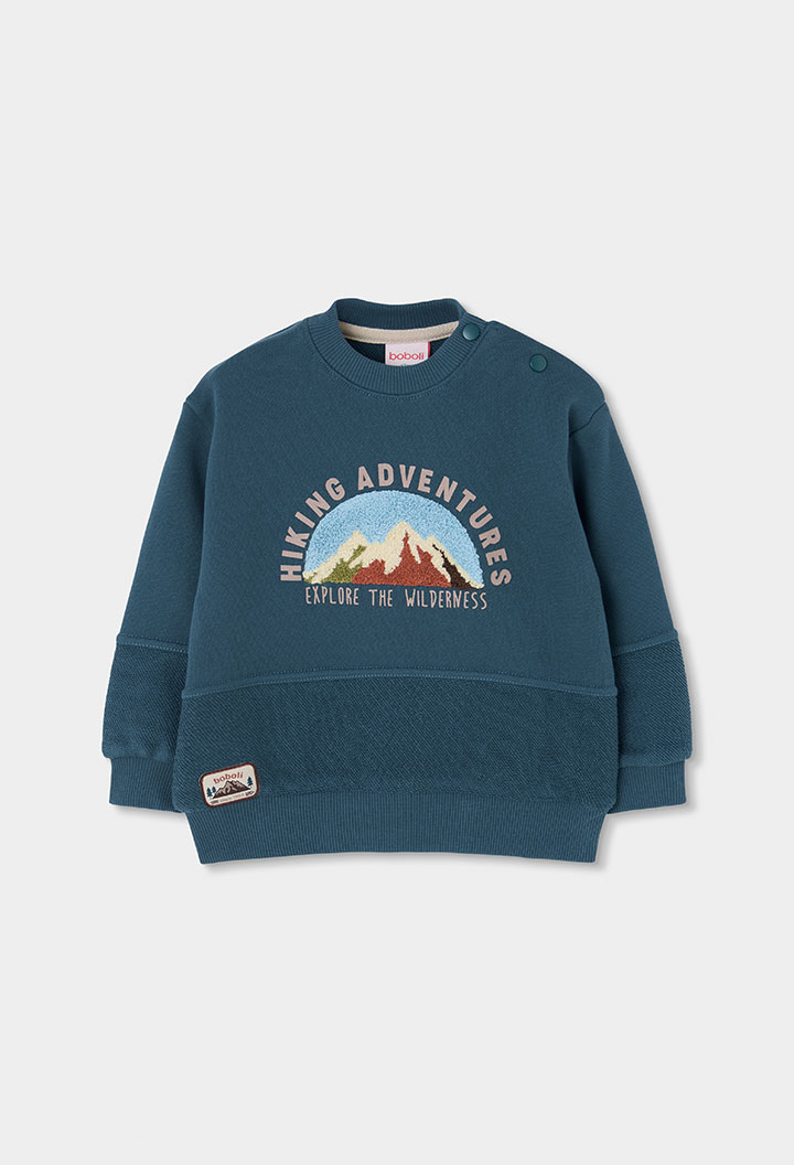 Fleece sweatshirt for boy -BCI