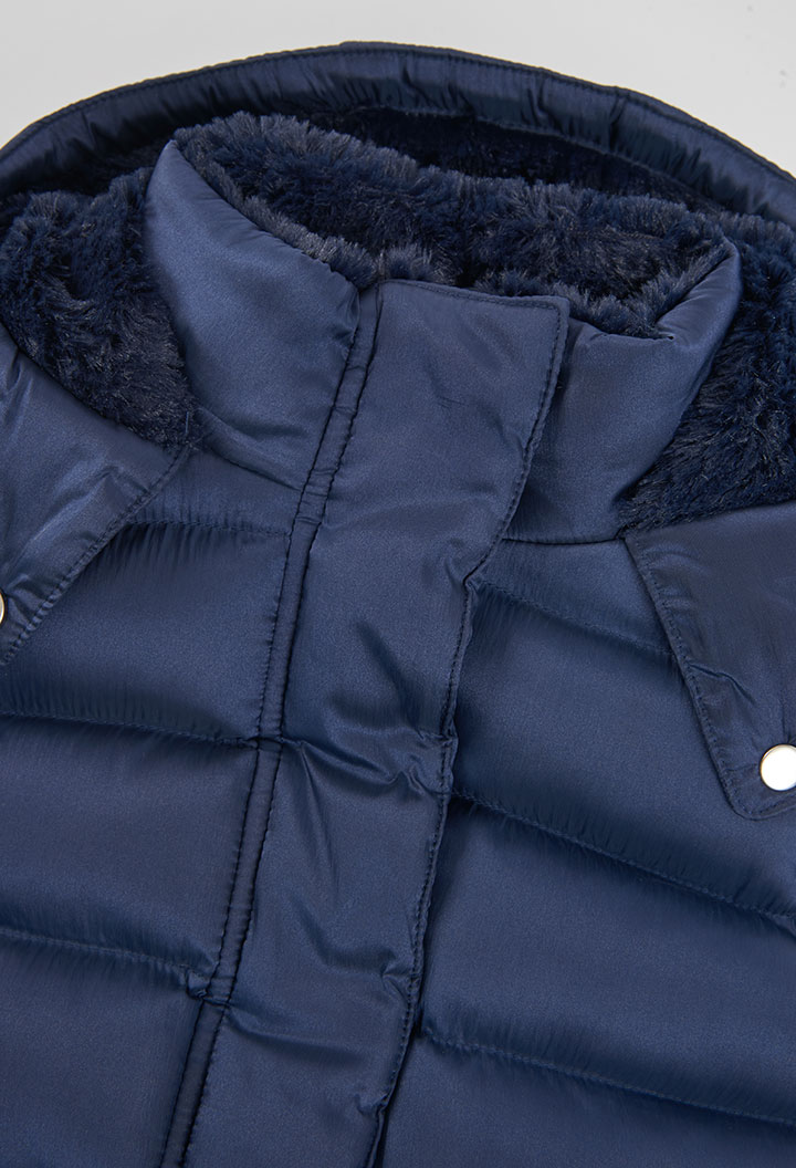 Technical fabric vest for girl