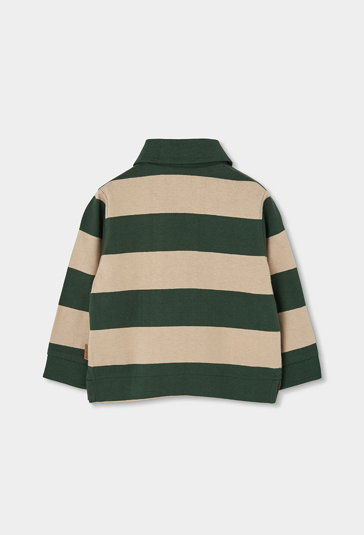 Knit polo striped for boy -BCI